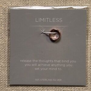 Origami Owl Rose Gold Core “Limitless” ring charm